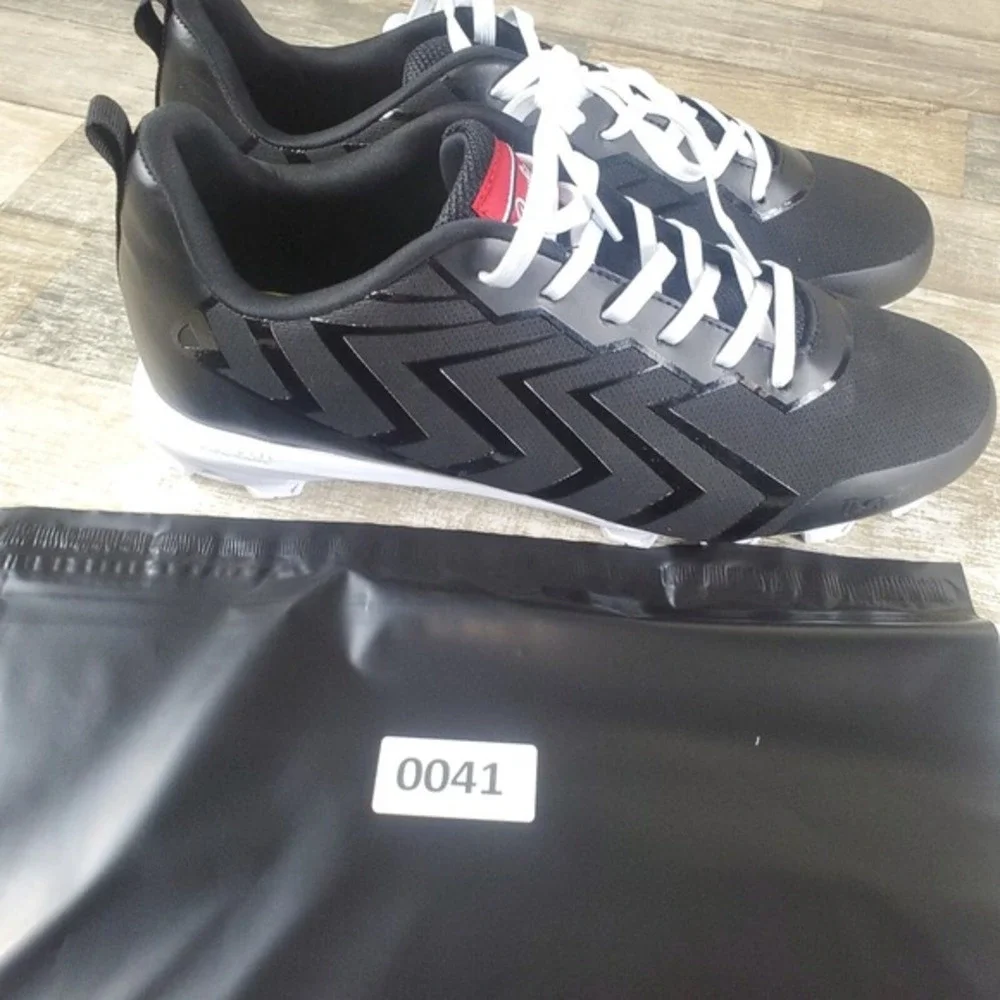 Rawlings Savage Low Mens Shoes Sz 13 D Black Academy‎ Sports Baseball Cleats